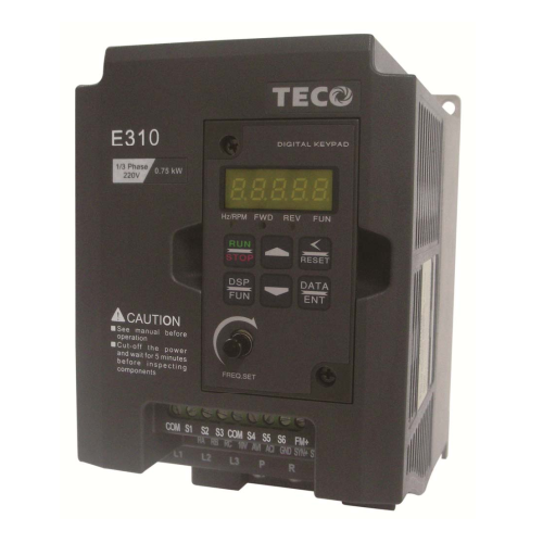 东元台安变频器E310系列 E310-203-H 220V/2.2KW图片