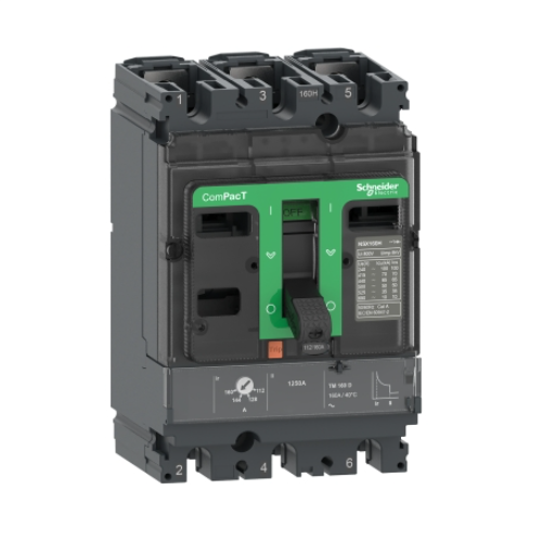 施耐德塑壳断路器NSE100N-NSX100N-CVS100F-3P100A银点-空气开关图片